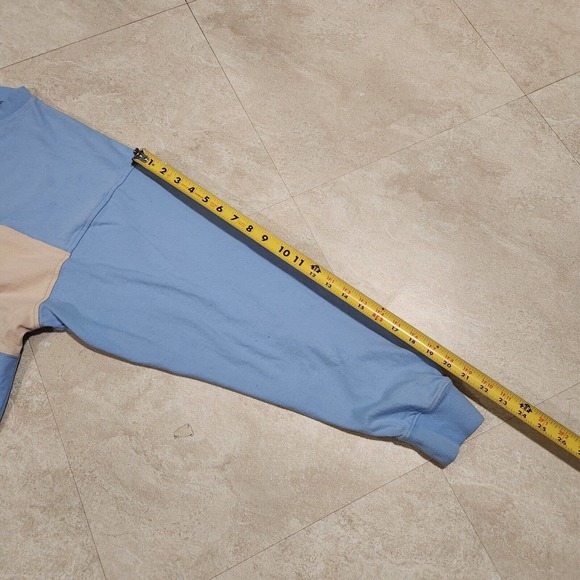 VTG South Pole Mens XL Embroidered Spellout Blue Long Sleeve T Shirt Streetwear - Picture 10 of 12